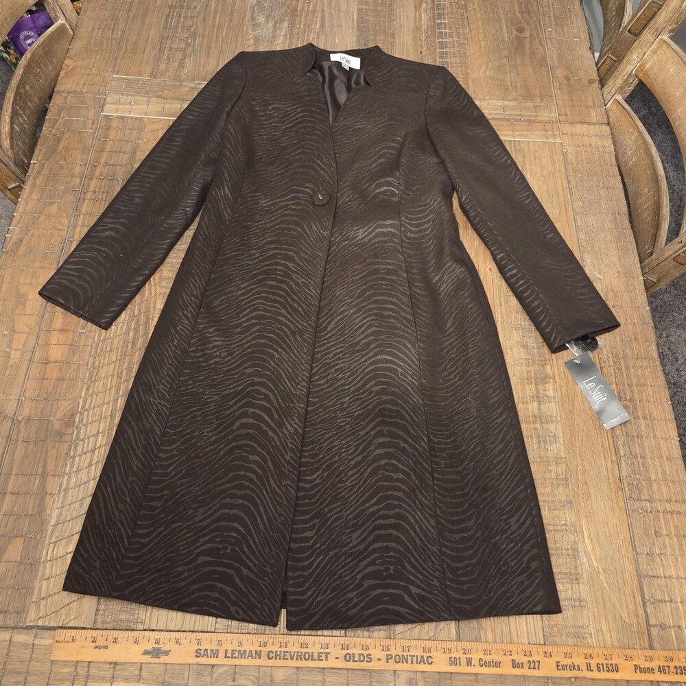 Le Suit Women's Brown and Black Jacket